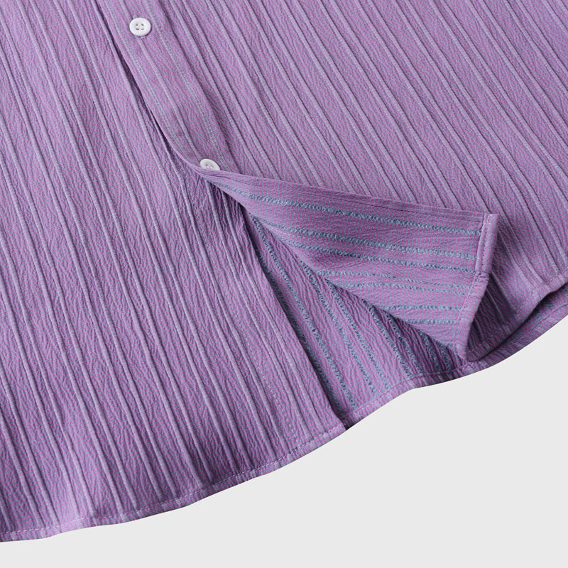 Men's Coastal Linen Button-Up Shirt