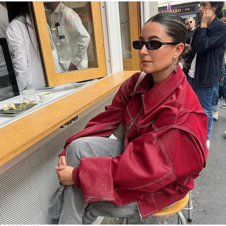 Women's Oversized Bomber Jacket