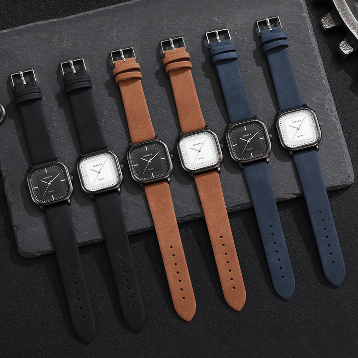 Elegant Square Dial Watch for Timeless Style