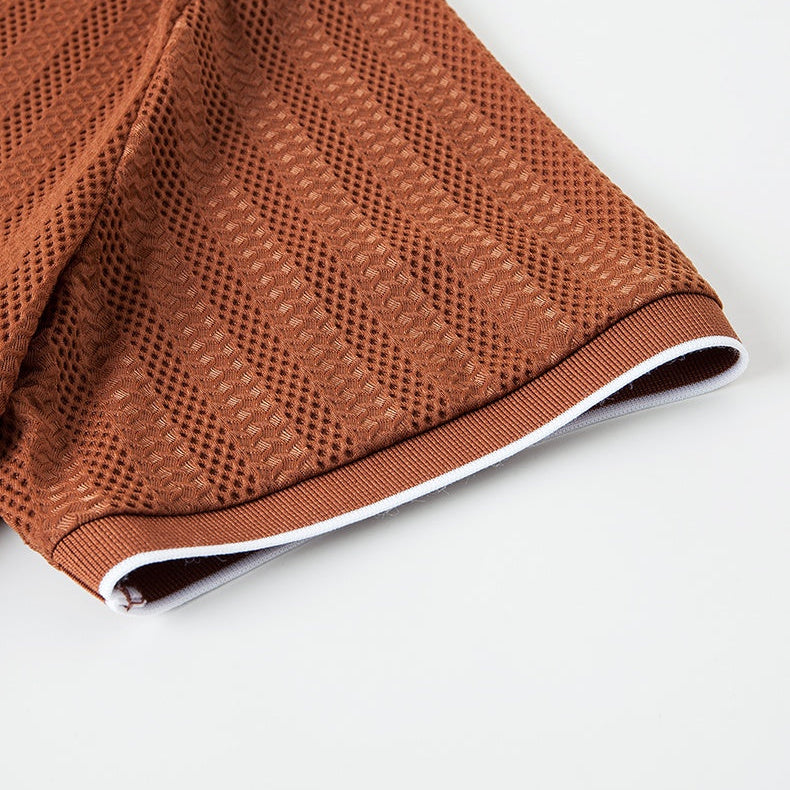Men's Knitted Polo Shirt