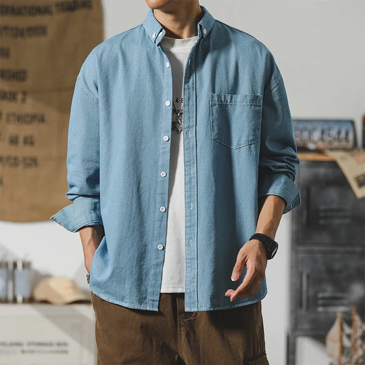 Men's Casual Denim Shirt