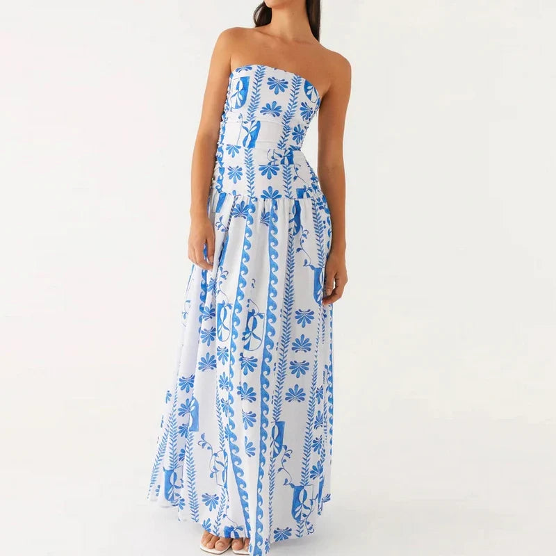 Women's Strapless Evening Dress