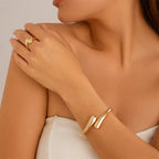 Elegant Bracelet and Ring Set-Omni Prime Goods