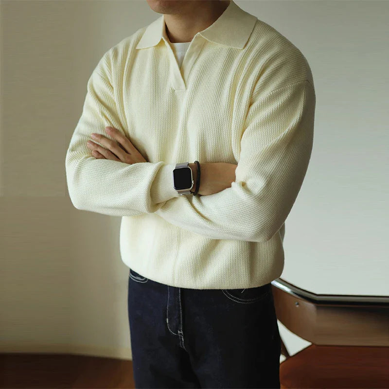 Men's Knit Polo Shirt