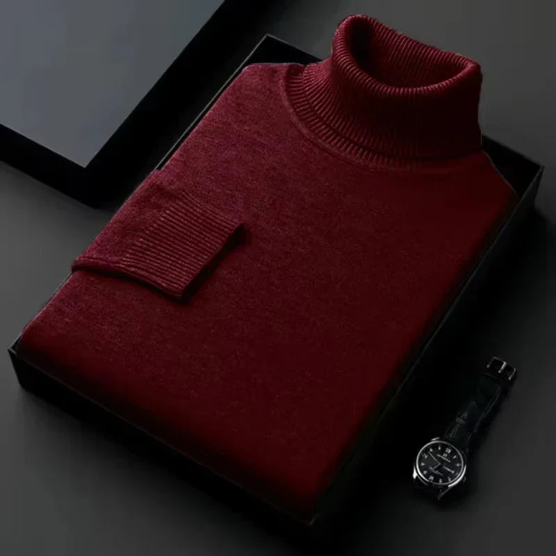 Men's Elegant and Comfortable Turtleneck Sweater
