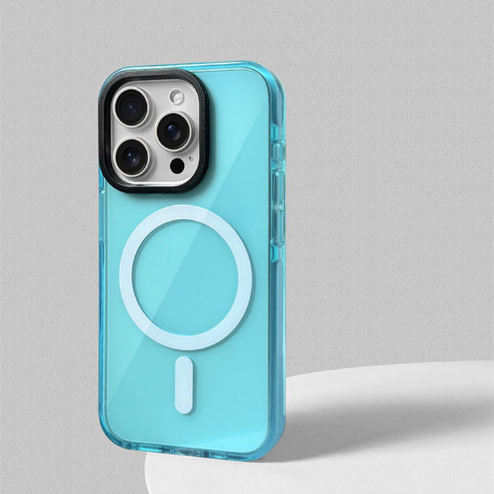 Vibrant Neon Edge Phone Case for iPhone