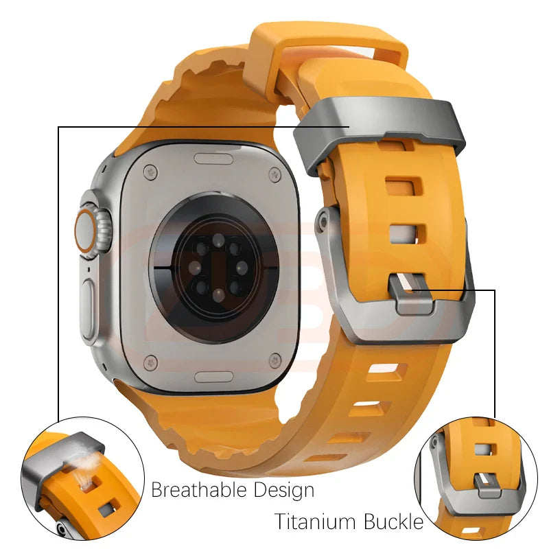 Stylish Black Smartwatch Band for Apple Devices
