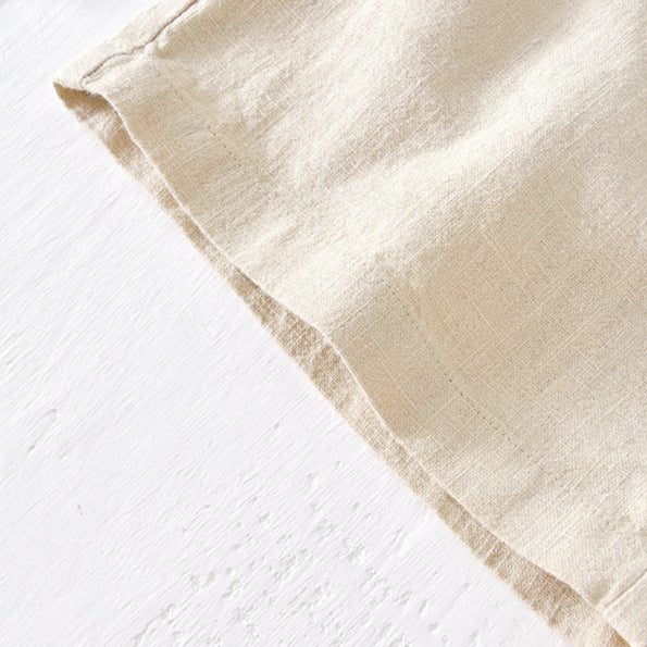 Men's Linen Blend Casual Shorts