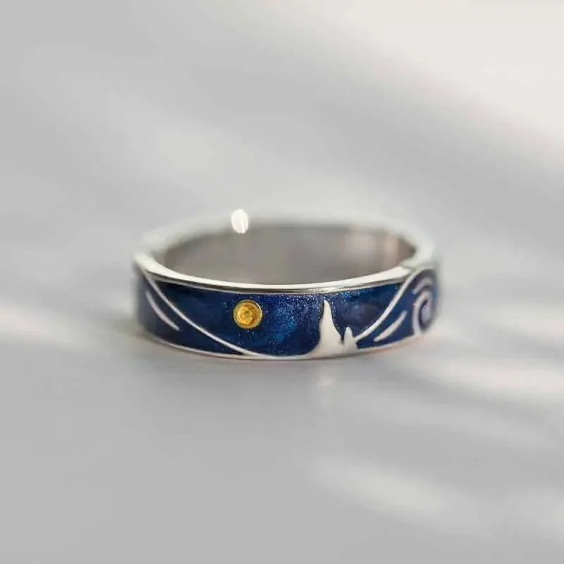 Celestial Night-Inspired Rings for Unique Style