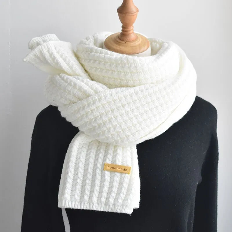 Women's Cozy Long Knitted Scarf
