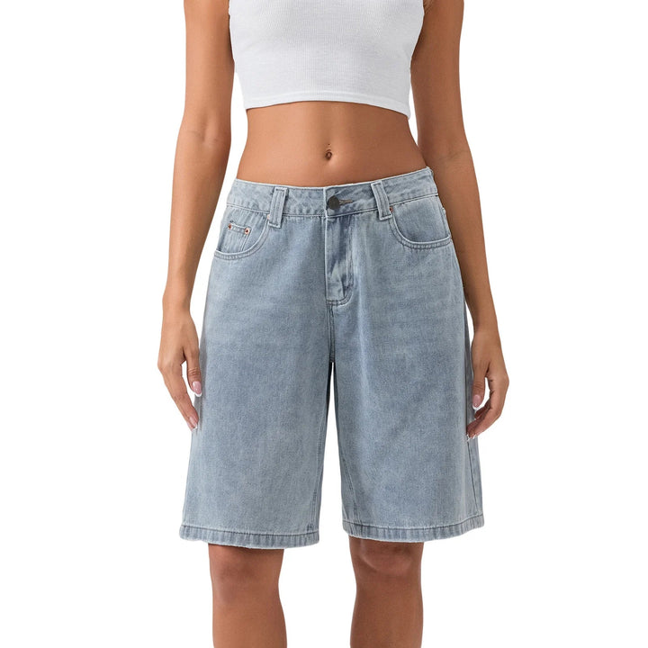 Women's 90's Style Low Rise Denim Shorts