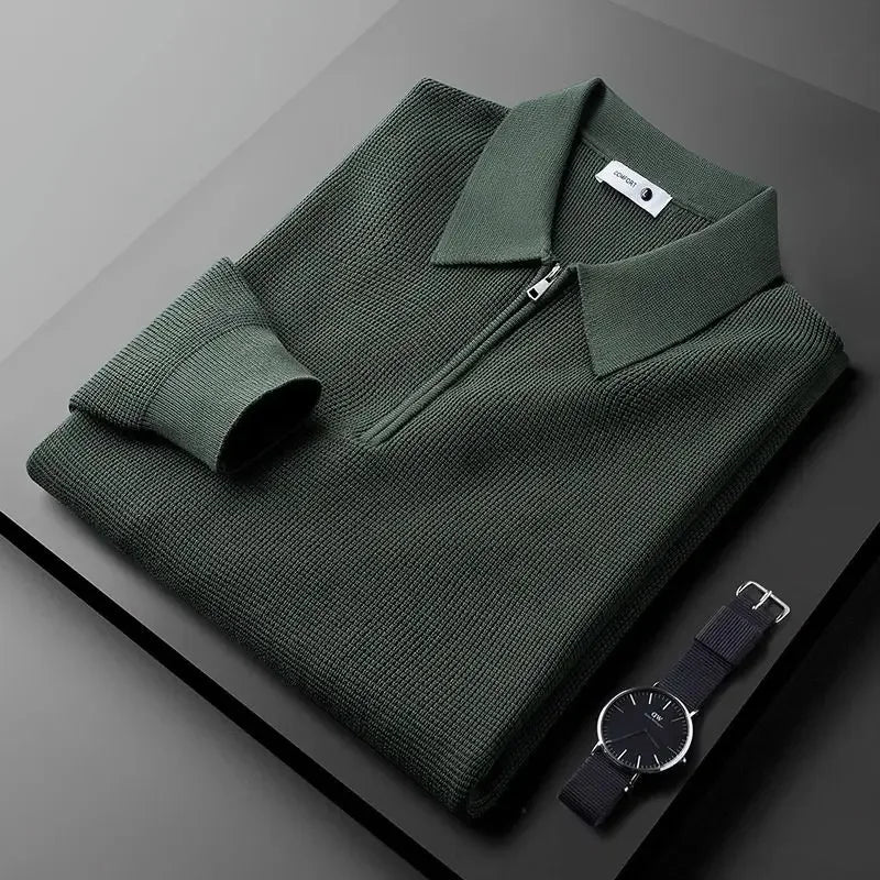 Men's Waffle Knit Casual Shirt