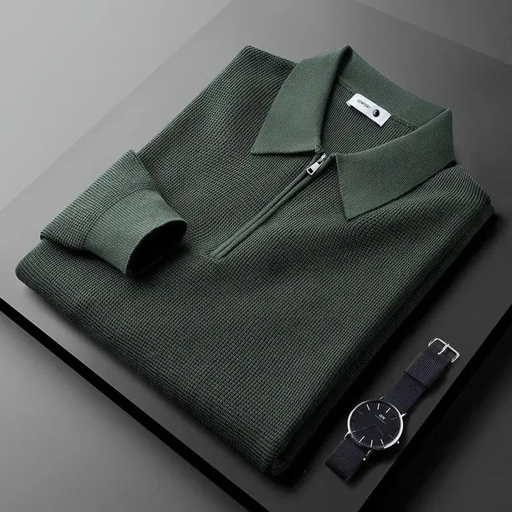 Men's Waffle Knit Casual Shirt