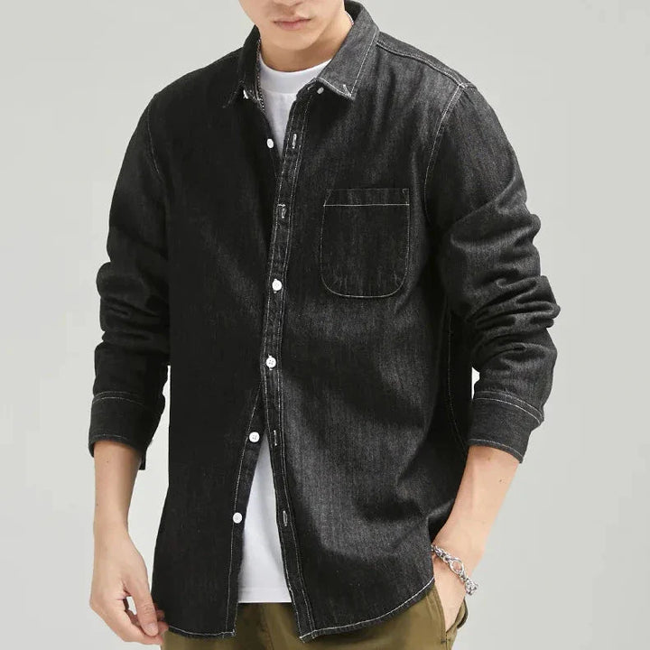 Men's Casual Denim Shirt