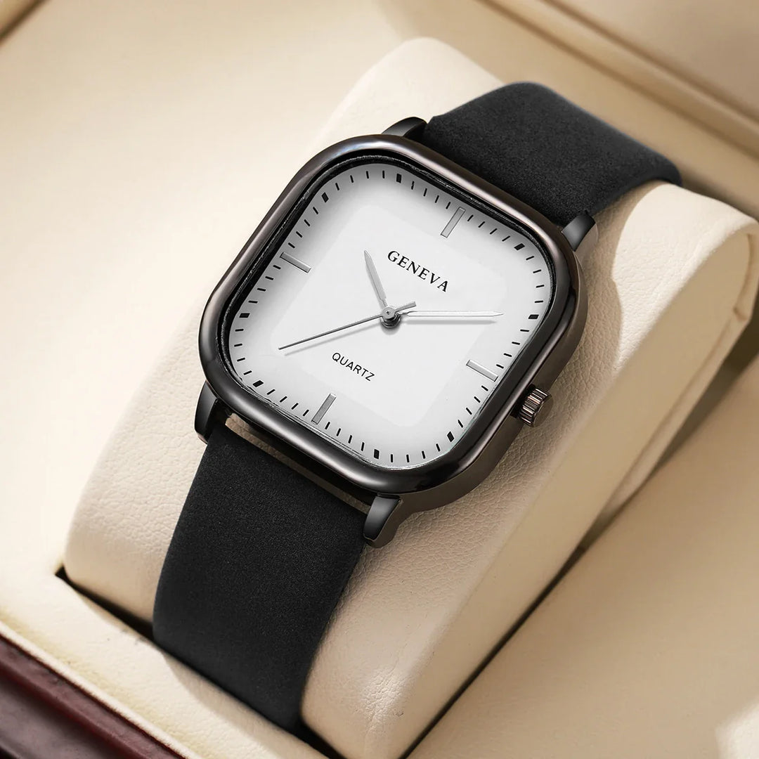 Elegant Square Dial Watch for Timeless Style