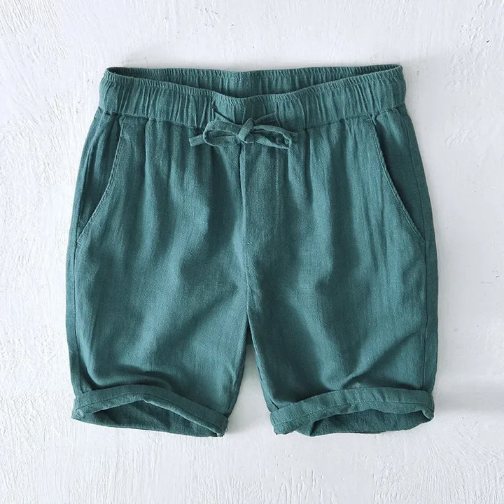 Men's Linen Blend Casual Shorts