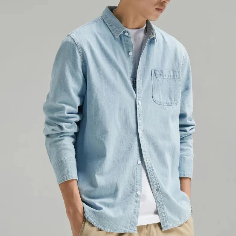 Men's Casual Denim Shirt