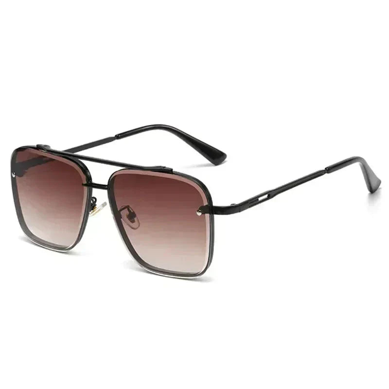 Men's Square Aviator Style Stylish Sunglasses