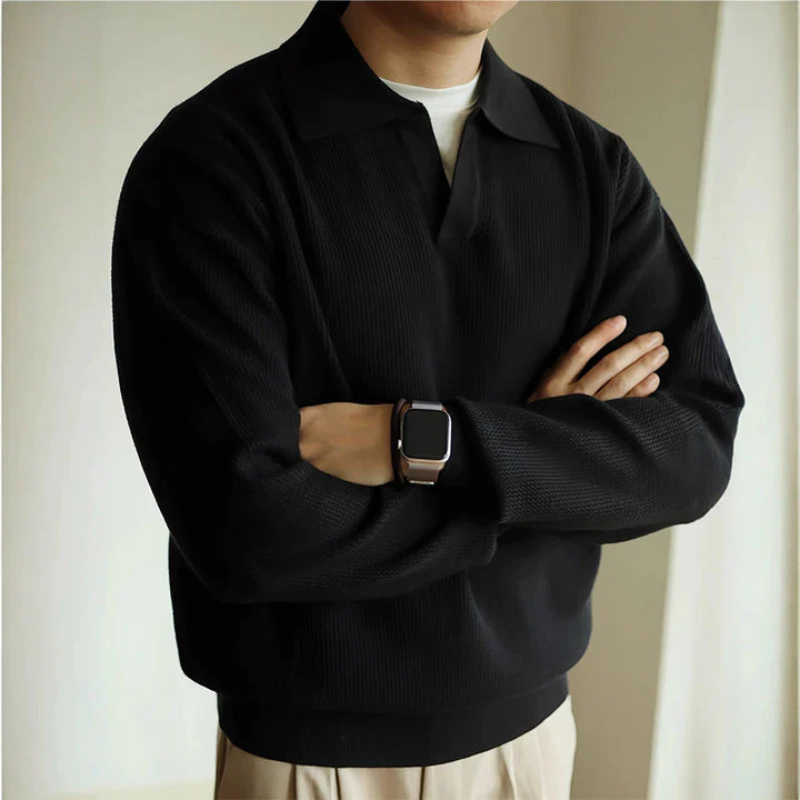Men's Knit Polo Shirt