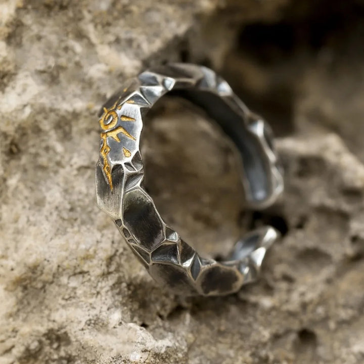 Forged Solar Ring for Unique Style and Durability