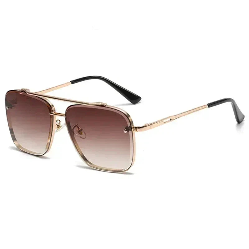 Men's Square Aviator Style Stylish Sunglasses
