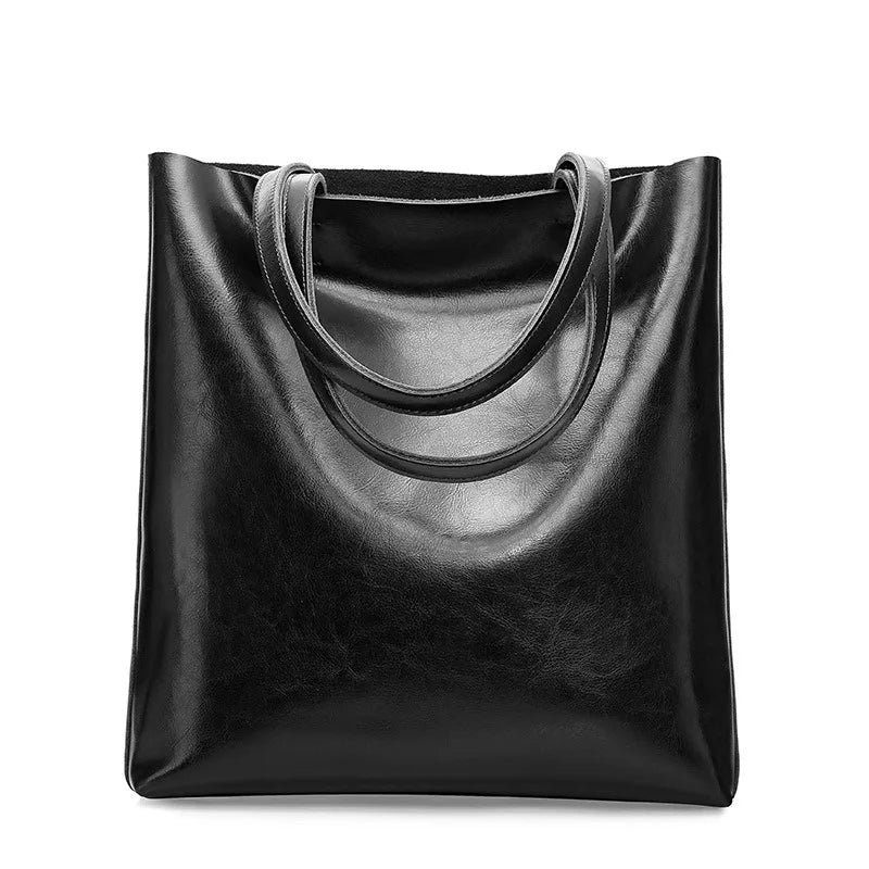 Holly | Women's Leather Structured Tote Bag