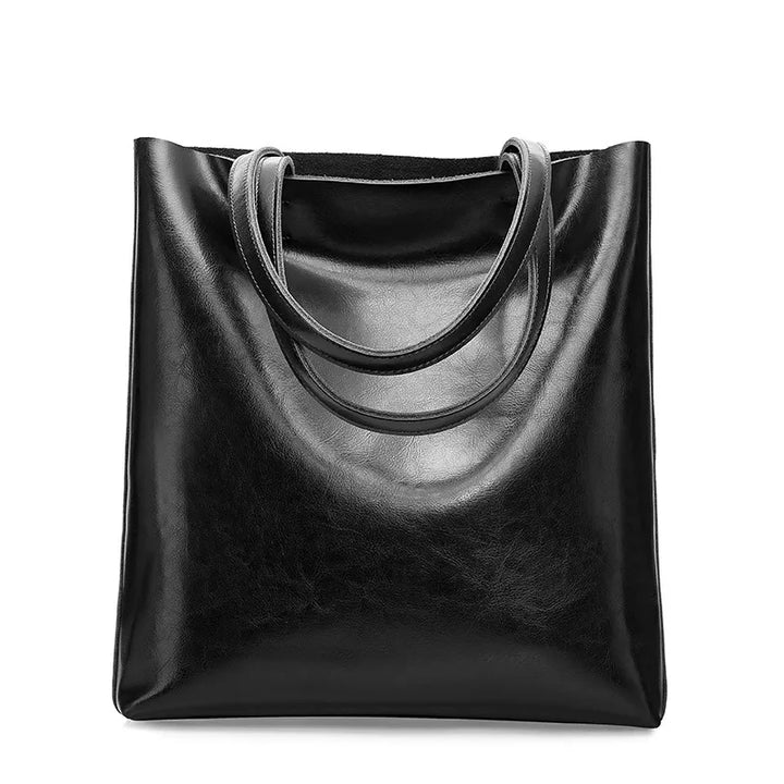 Holly | Women's Leather Structured Tote Bag