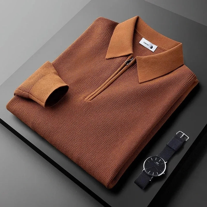Men's Waffle Knit Casual Shirt
