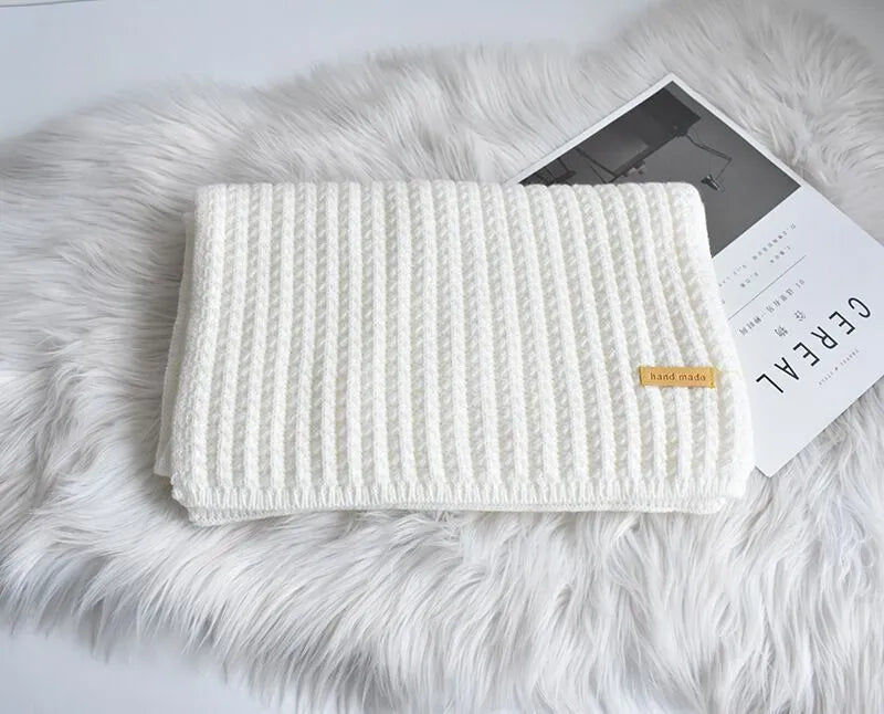 Women's Cozy Long Knitted Scarf