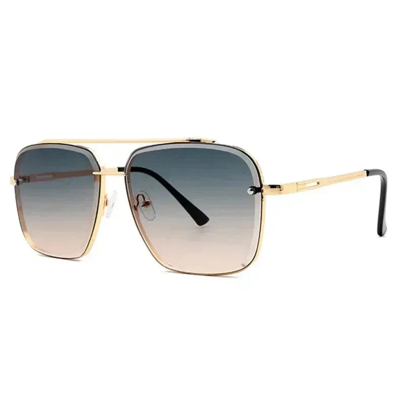 Men's Square Aviator Style Stylish Sunglasses