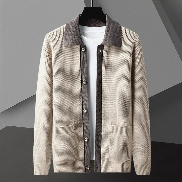 Men's Knit Cardigan Sweater
