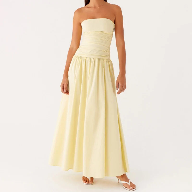 Women's Strapless Evening Dress