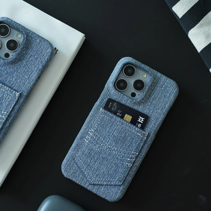 Blue Denim iPhone Case