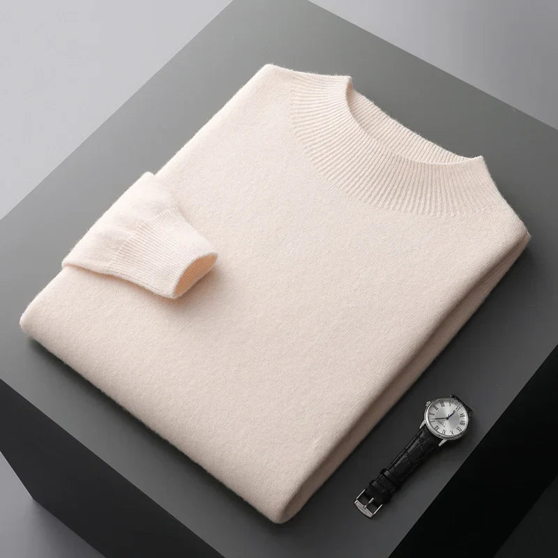 Men's Classic Long Sleeve Crew Neck Sweater
