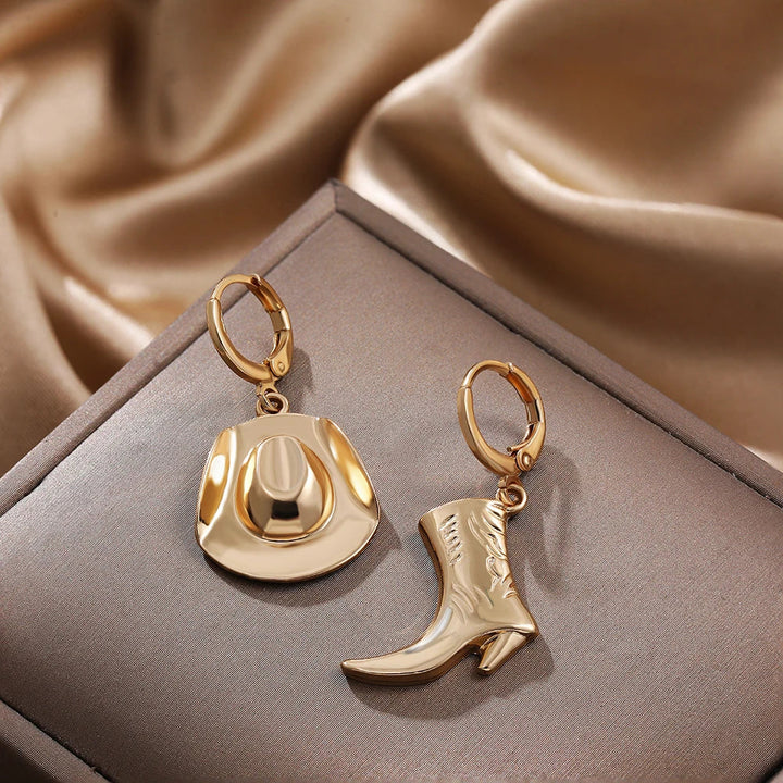 Western Style Cowgirl Earrings for a Rustic Look