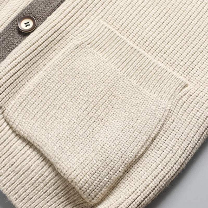 Men's Knit Cardigan Sweater