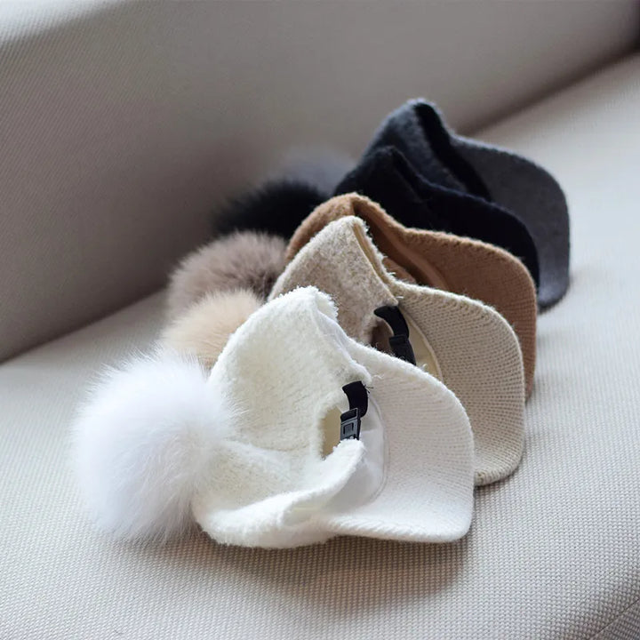 Cozy Knit Pom Cap for Winter Fashion and Warmth