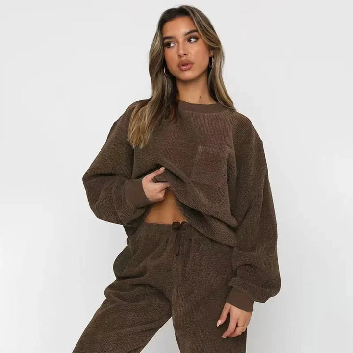 Women's Corduroy Sweatset Outfit