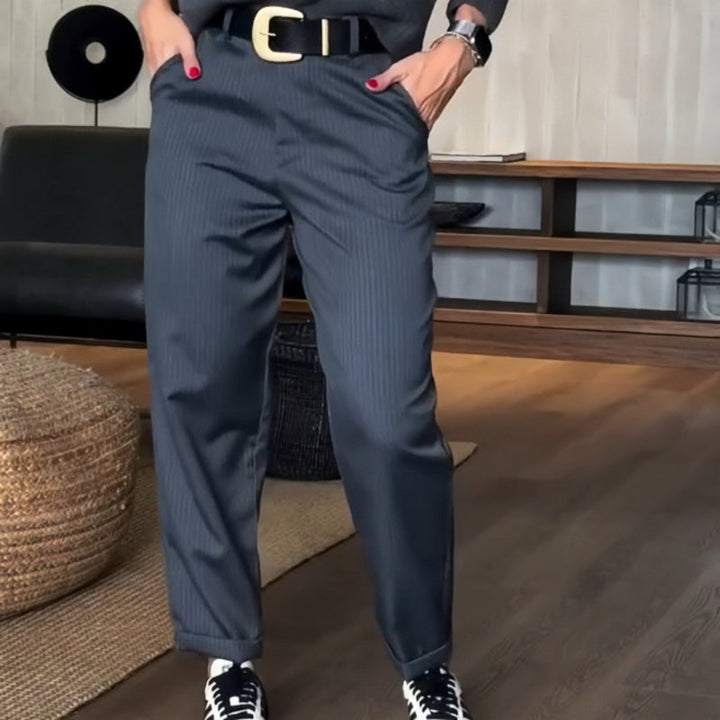 Sophia | Women's High Waist Elegant Suit Trousers for Office Wear