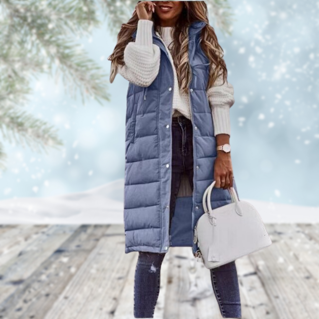 Women's Long Pocket Vest