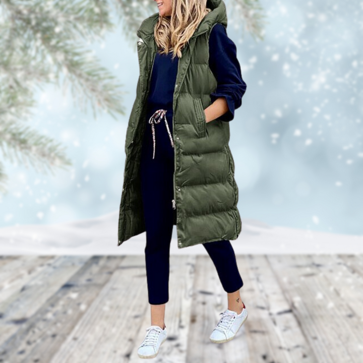 Women's Long Pocket Vest
