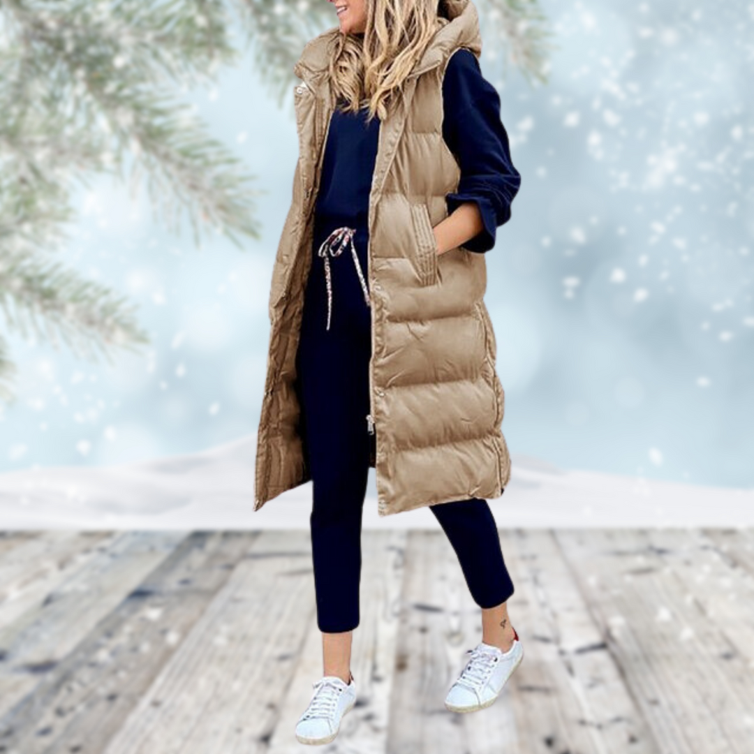 Women's Long Pocket Vest