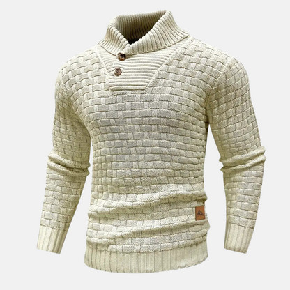 Unverzichtbarer Strickpullover für Herren mit weichem, vielseitigem Alltagsstil