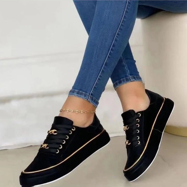 Sporty Women's Casual Sneakers Made of Textile | Comfortable Footwear