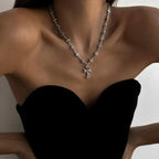 Elegant Cross Pendant Necklace-Omni Prime Goods