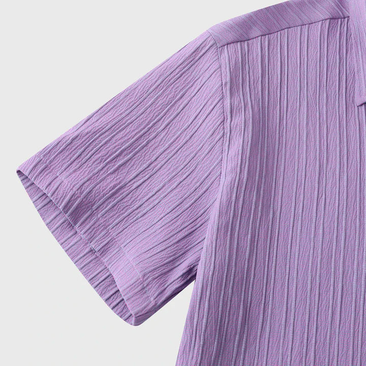 Men's Coastal Linen Button-Up Shirt