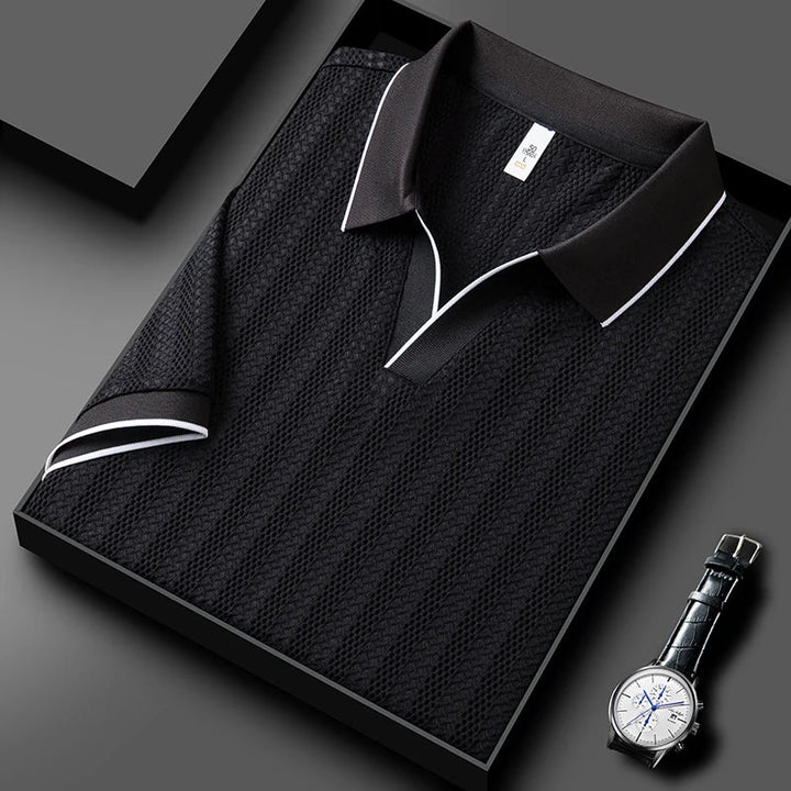 Men's Knitted Polo Shirt