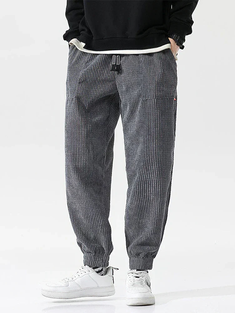 James | Men's Comfortable Loose Cord Jogging Pants