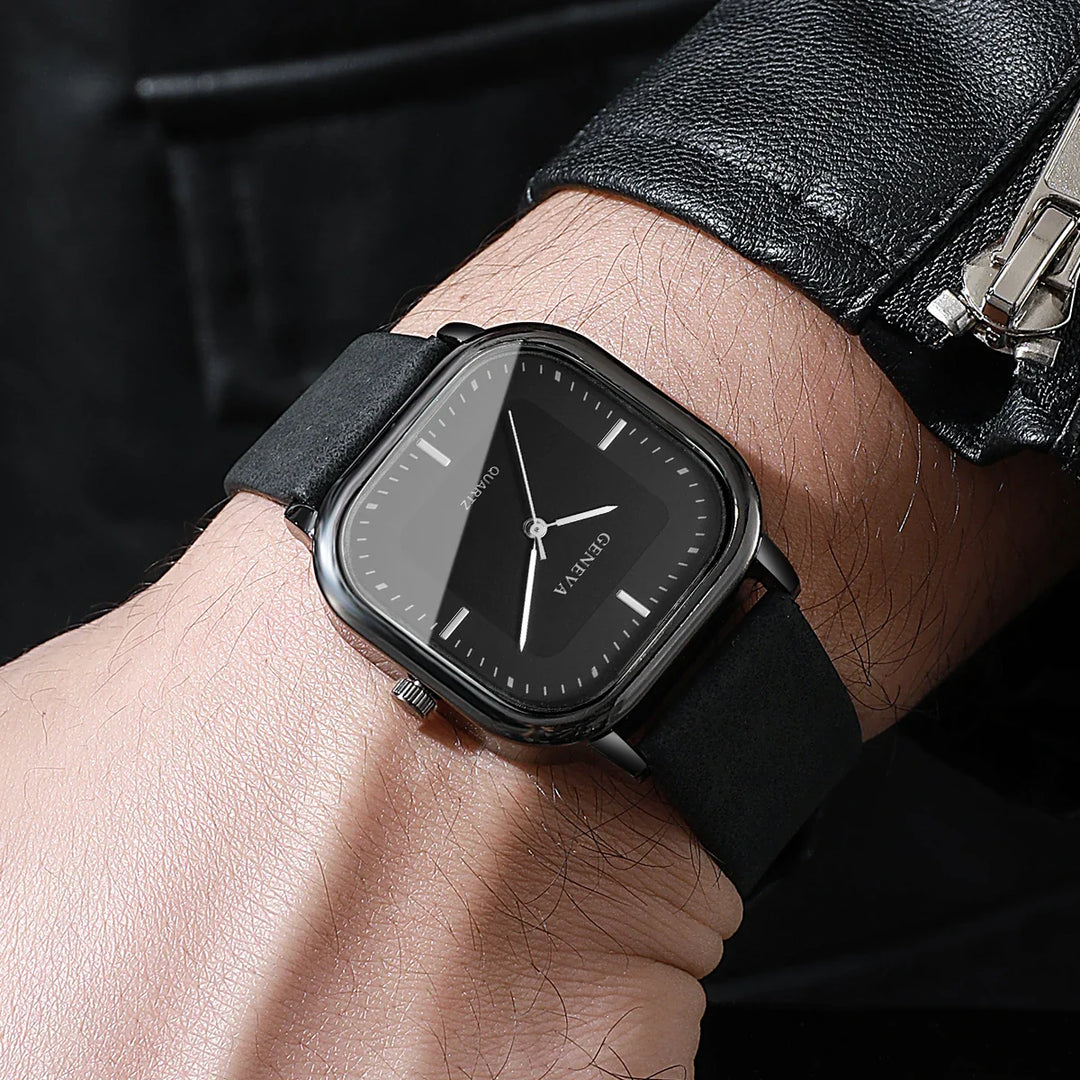 Elegant Square Dial Watch for Timeless Style