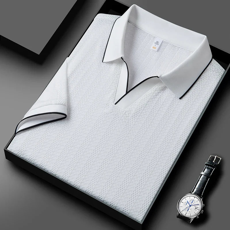 Men's Knitted Polo Shirt